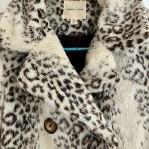 Ladies Faux Fur Collar Casual Winter Snow Jacket size XS by Silence & Noise